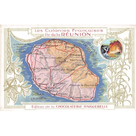 Rare collectable postcards of Réunion. Vintage Postcards of Réunion