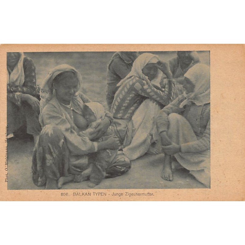 Serbia - Young gypsy mother - Publ. O. Miehlmann 896