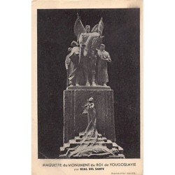 Serbia - Model of the monument of the King of Yugoslavia by Real del Sarte (French sculptor)