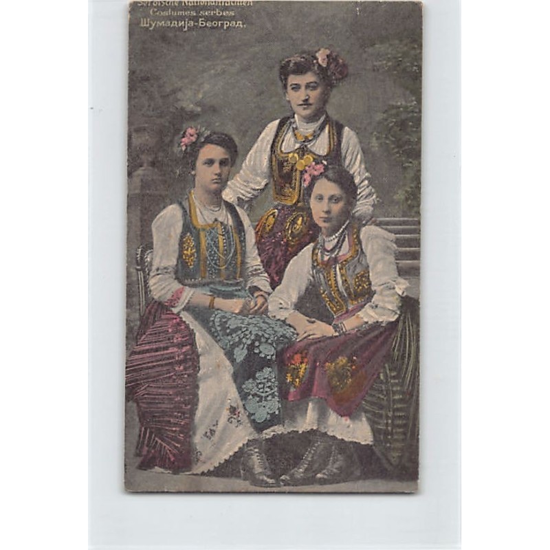 Serbia - Women costumes from Šumadija