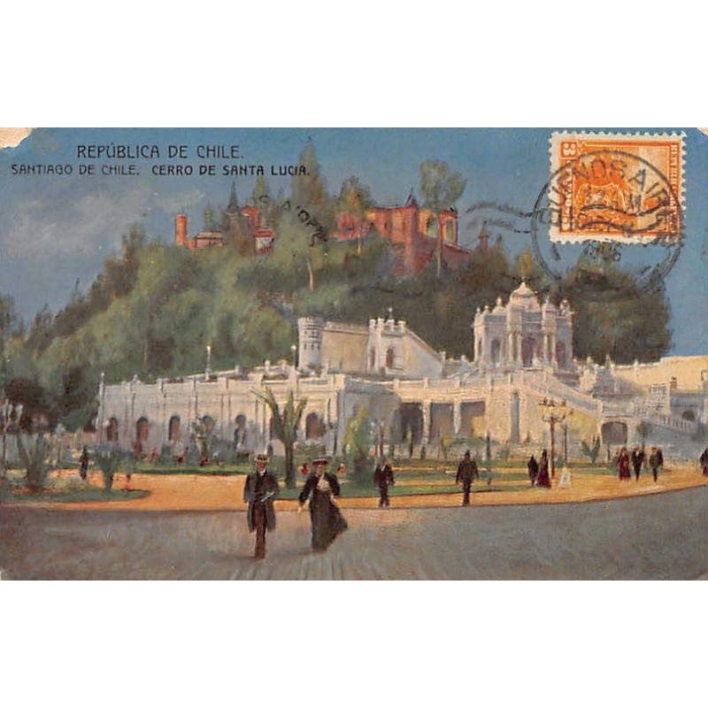 Rare collectable postcards of Chile. Vintage Postcards of Chile