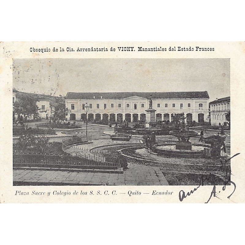 Rare collectable postcards of Ecuador. Vintage Postcards of Ecuador