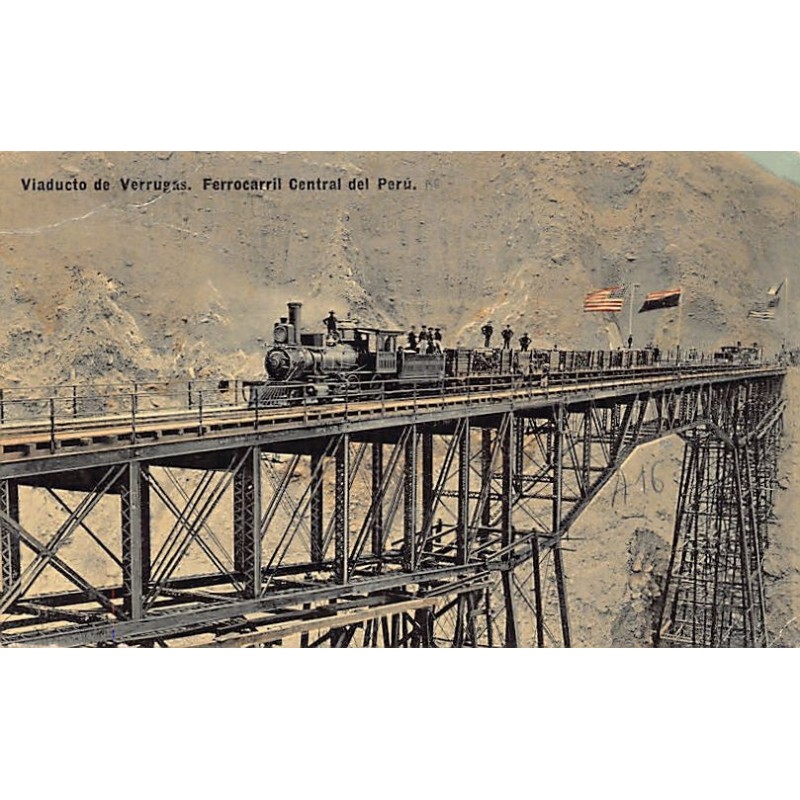 Rare collectable postcards of Peru. Vintage Postcards of Peru