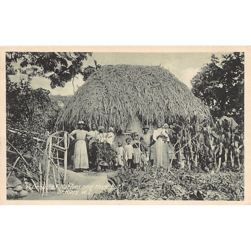 Rare collectable postcards of Saint Kitts and Nevis. Vintage Postcards of Saint Kitts and Nevis