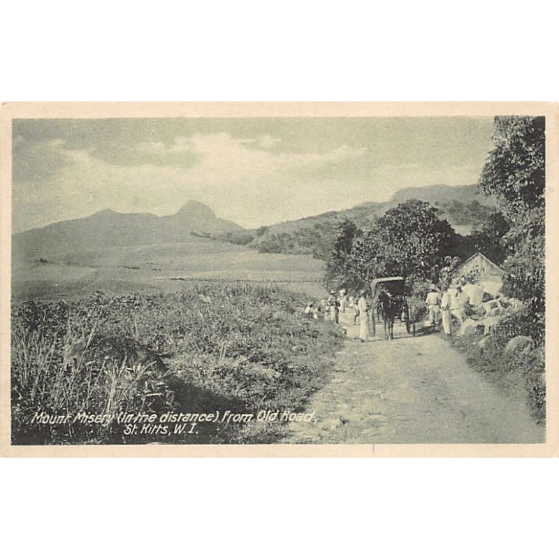 Rare collectable postcards of Saint Kitts and Nevis. Vintage Postcards of Saint Kitts and Nevis