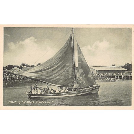 Rare collectable postcards of Saint Kitts and Nevis. Vintage Postcards of Saint Kitts and Nevis