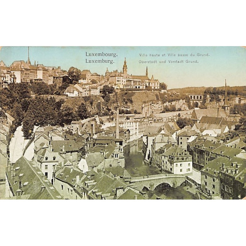 Rare collectable postcards of Luxembourg. Vintage Postcards of Luxembourg