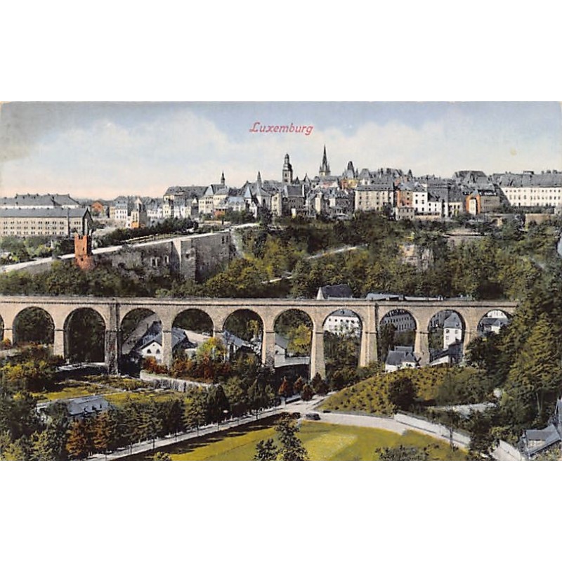 Rare collectable postcards of Luxembourg. Vintage Postcards of Luxembourg