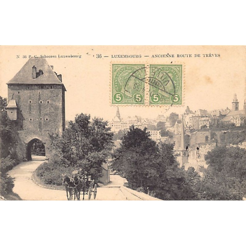 Rare collectable postcards of Luxembourg. Vintage Postcards of Luxembourg