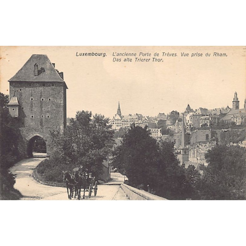 Rare collectable postcards of Luxembourg. Vintage Postcards of Luxembourg