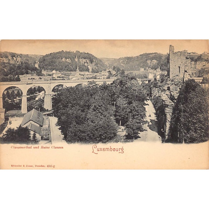 Rare collectable postcards of Luxembourg. Vintage Postcards of Luxembourg