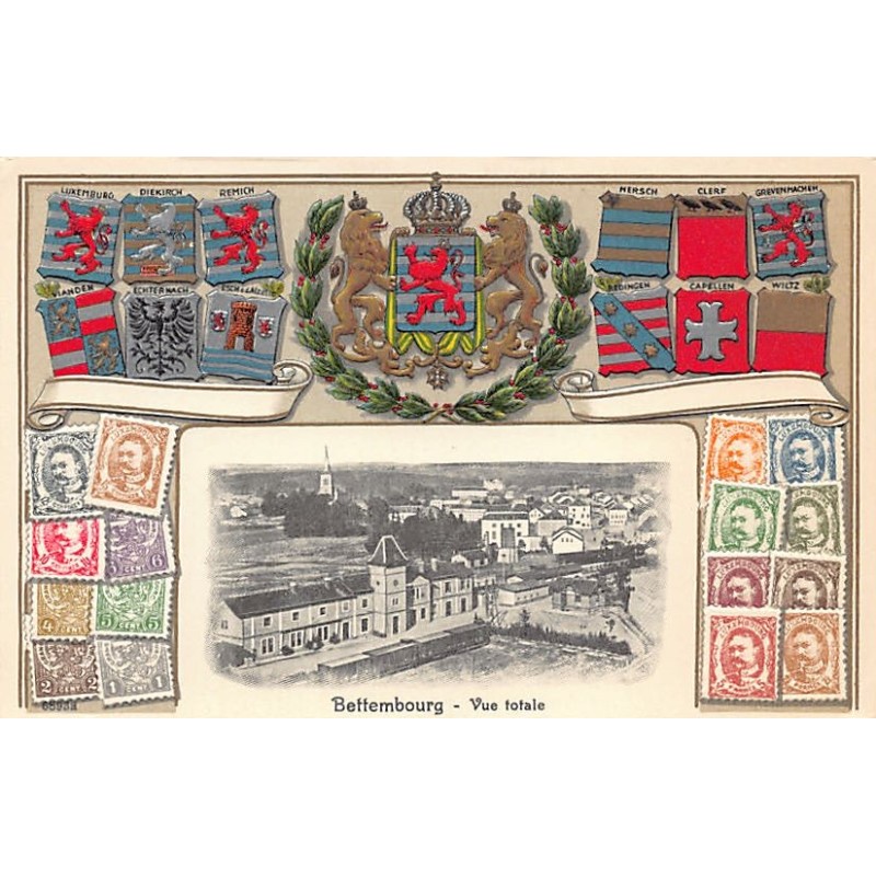 Rare collectable postcards of Luxembourg. Vintage Postcards of Luxembourg