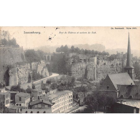 Rare collectable postcards of Luxembourg. Vintage Postcards of Luxembourg