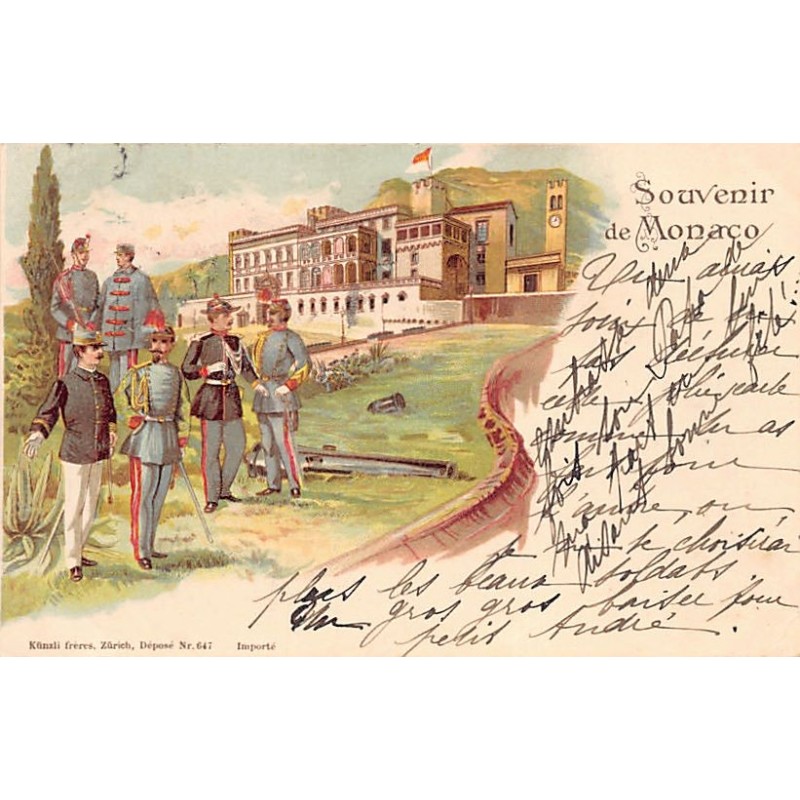 Rare collectable postcards of Monaco. Vintage Postcards of Monaco