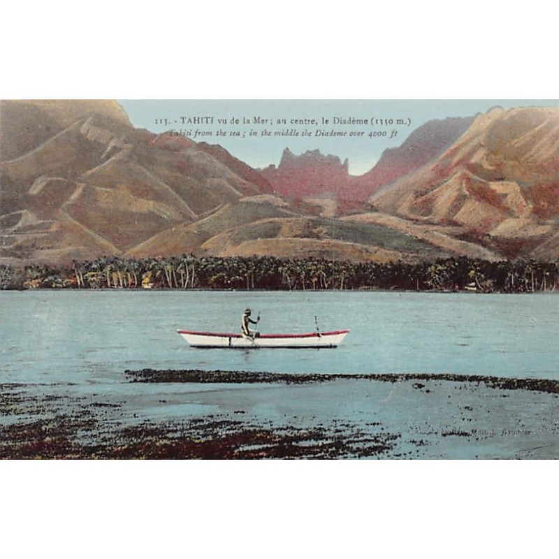 Rare collectable postcards of French Polynesia. Vintage Postcards of French Polynesia