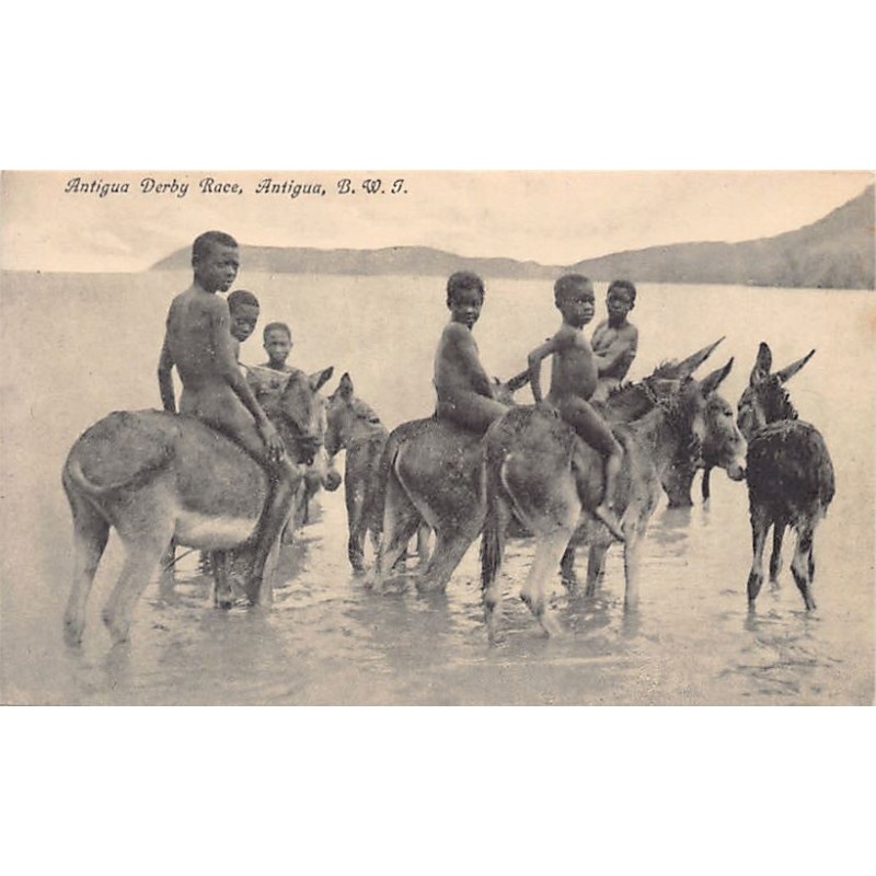 Rare collectable postcards of Antigua. Vintage Postcards of Antigua