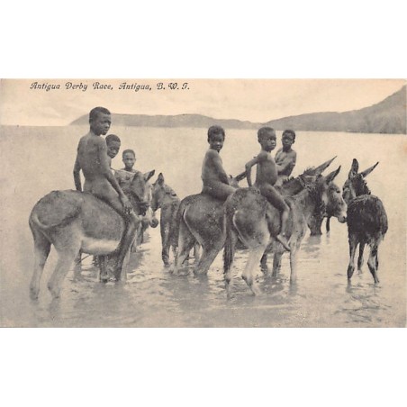 Rare collectable postcards of Antigua. Vintage Postcards of Antigua