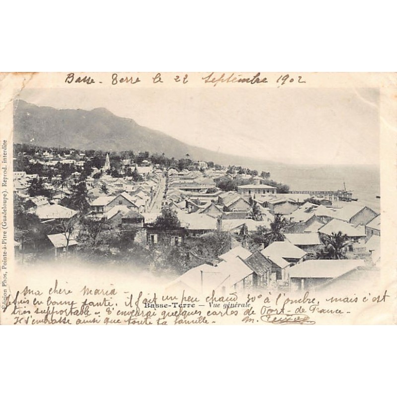 Rare collectable postcards of Guadeloupe. Vintage Postcards of Guadeloupe