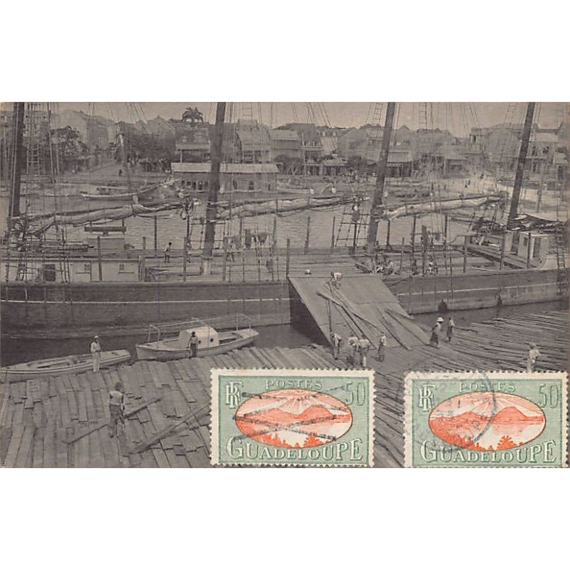 Rare collectable postcards of Guadeloupe. Vintage Postcards of Guadeloupe