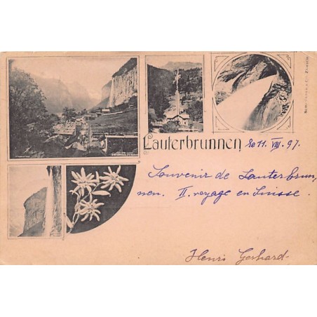 Rare collectable postcards of Switzerland. Vintage Postcards of Switzerland