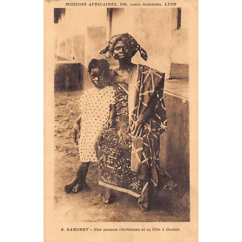 Rare collectable postcards of Benin (Dahomey). Vintage Postcards of Benin (Dahomey)