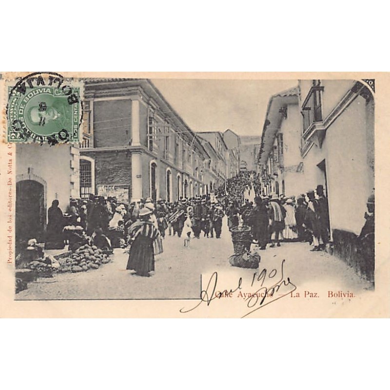 Rare collectable postcards of Bolivia. Vintage Postcards of Bolivia