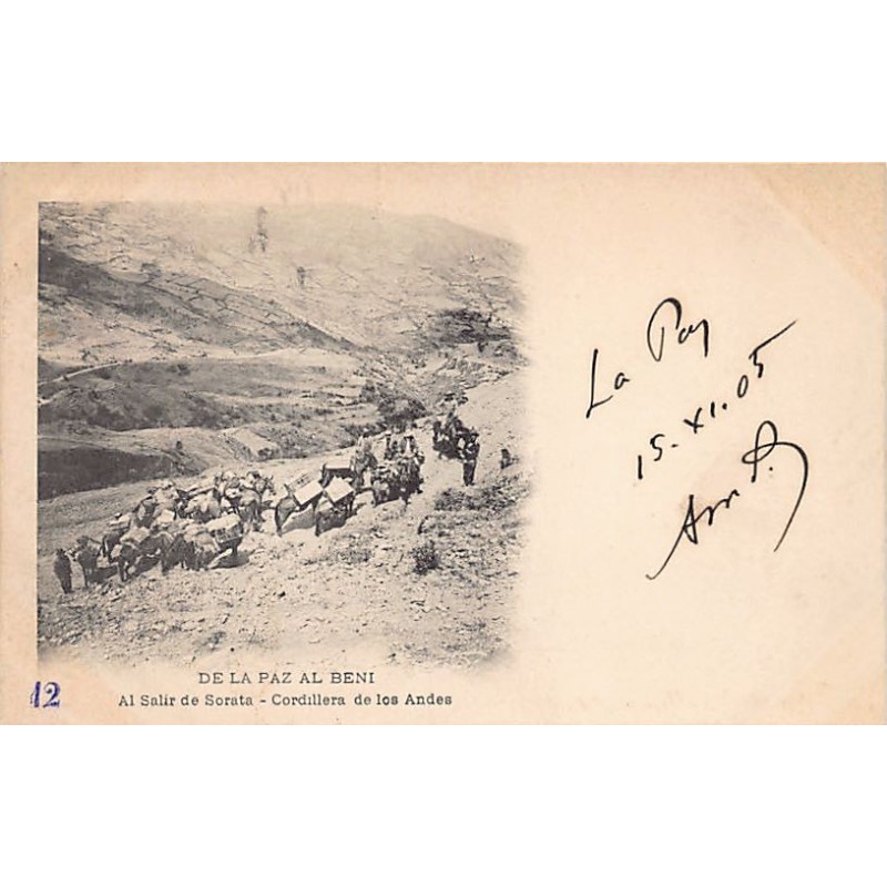 Rare collectable postcards of Bolivia. Vintage Postcards of Bolivia