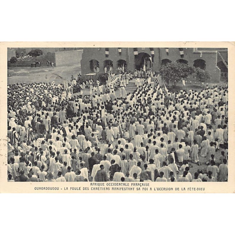 Rare collectable postcards of Burkina Faso (Upper Volta). Vintage Postcards of Burkina Faso (Upper Volta)