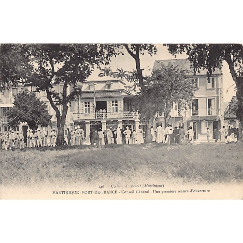 Rare collectable postcards of Martinique. Vintage Postcards of Martinique