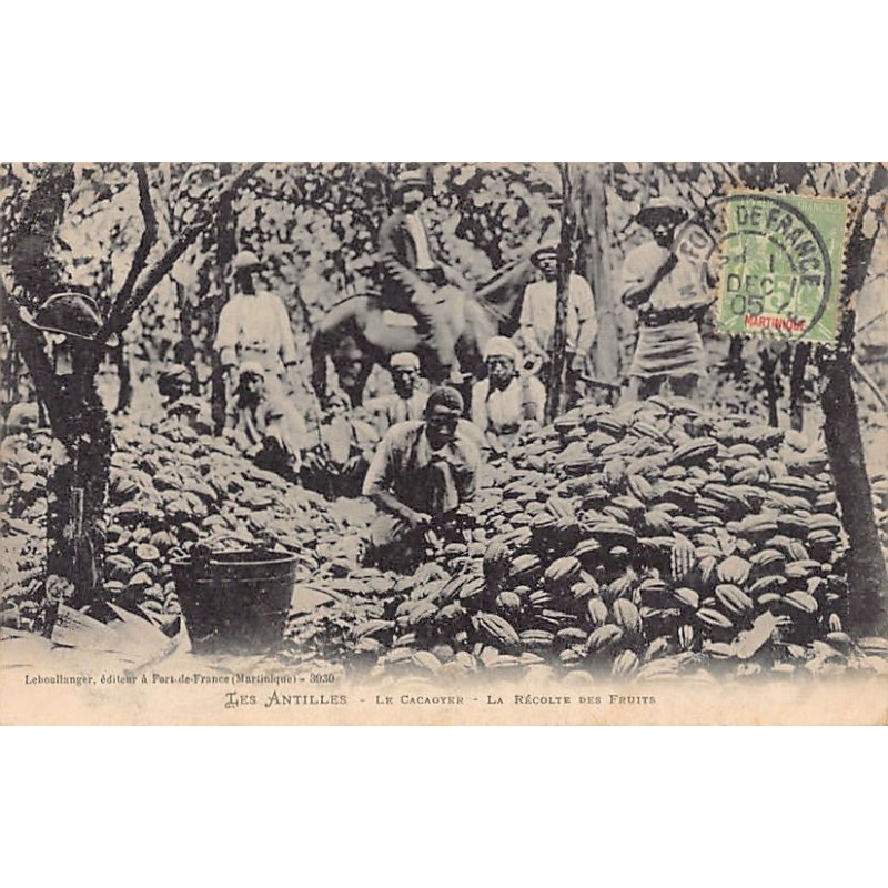 Rare collectable postcards of Martinique. Vintage Postcards of Martinique