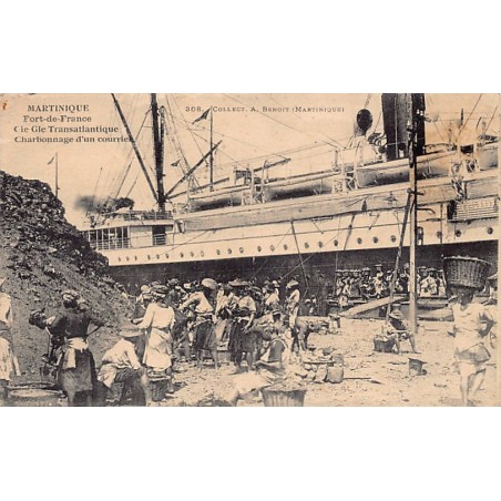 Rare collectable postcards of Martinique. Vintage Postcards of Martinique