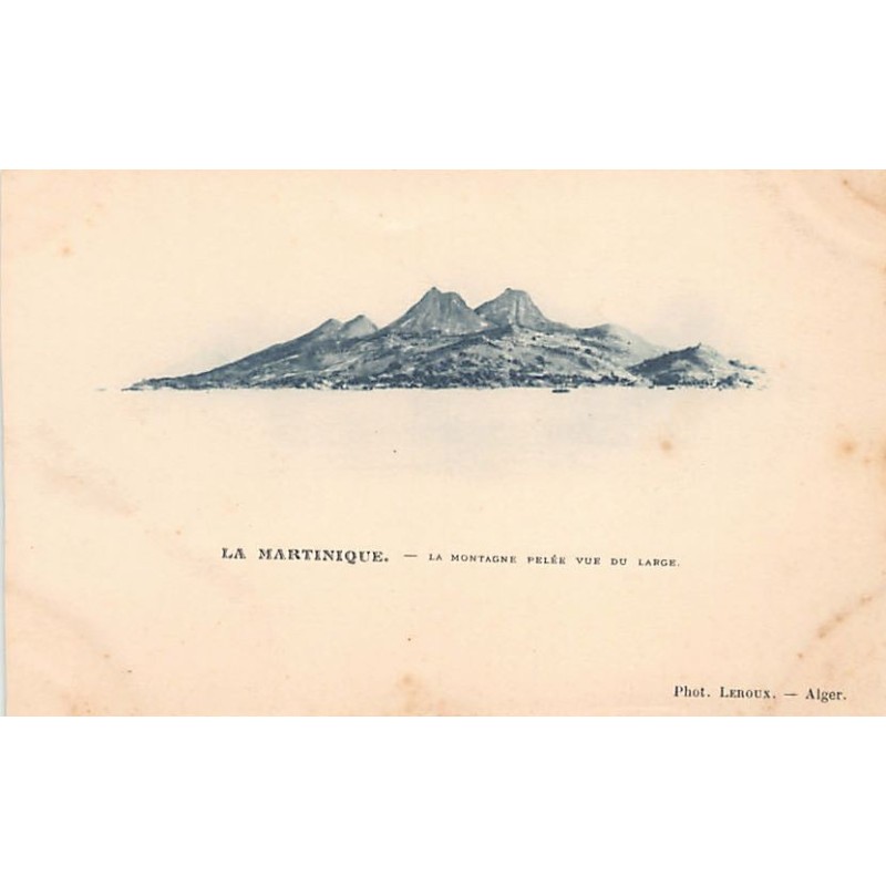 Rare collectable postcards of Martinique. Vintage Postcards of Martinique