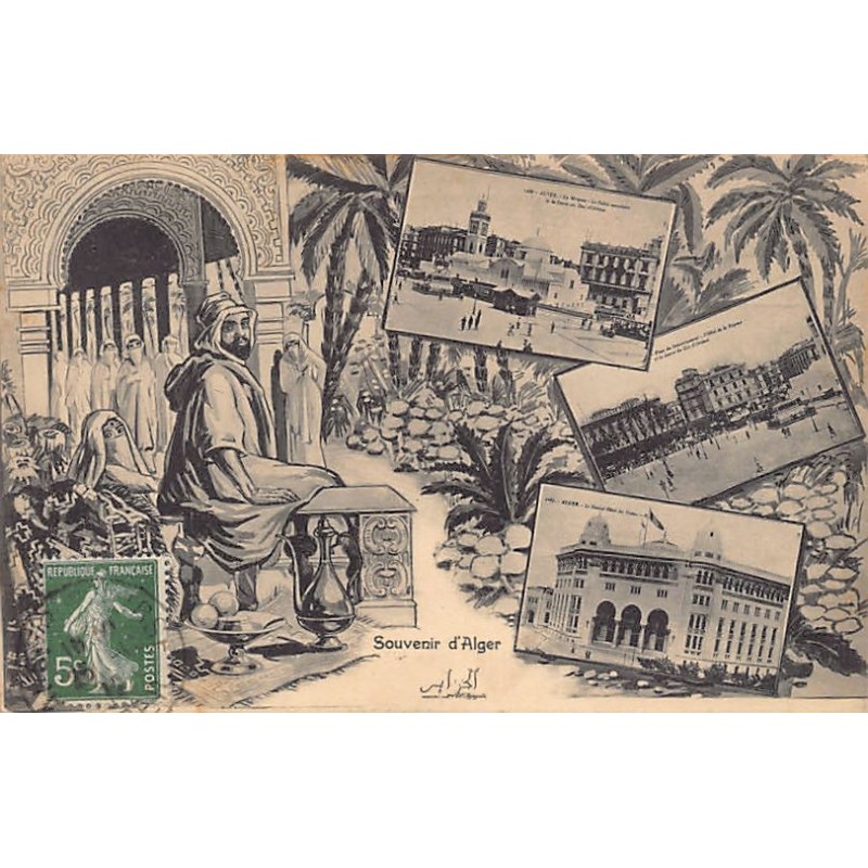 Rare collectable postcards of Algeria. Vintage Postcards of Algeria