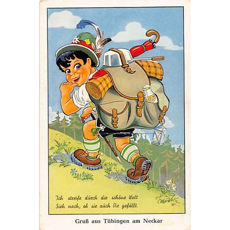 Rare collectable postcards of Germany. Vintage Postcards of Germany