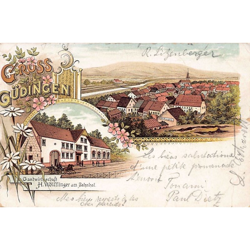 Rare collectable postcards of Germany. Vintage Postcards of Germany
