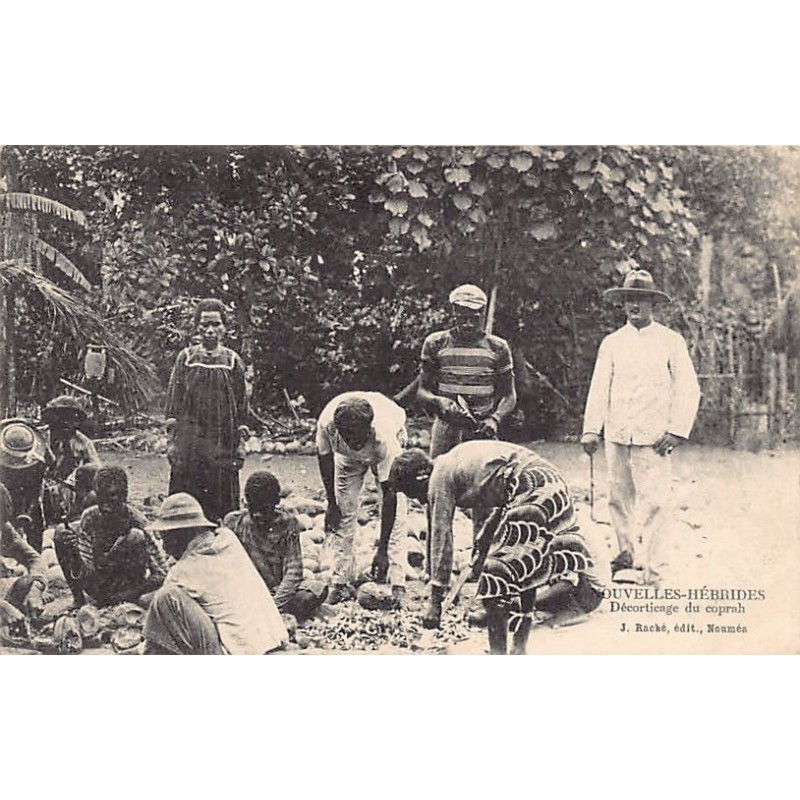 Rare collectable postcards of Vanuatu (New Hebrides). Vintage Postcards of Vanuatu (New Hebrides)