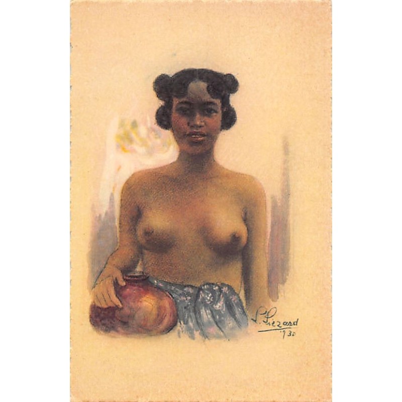 Rare collectable postcards of ETHNIC NUDE. Vintage Postcards of ETHNIC NUDE