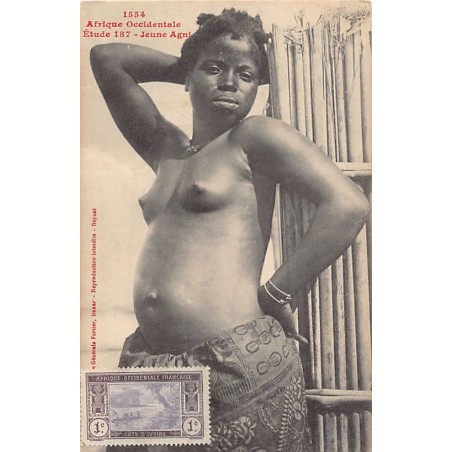Rare collectable postcards of ETHNIC NUDE. Vintage Postcards of ETHNIC NUDE
