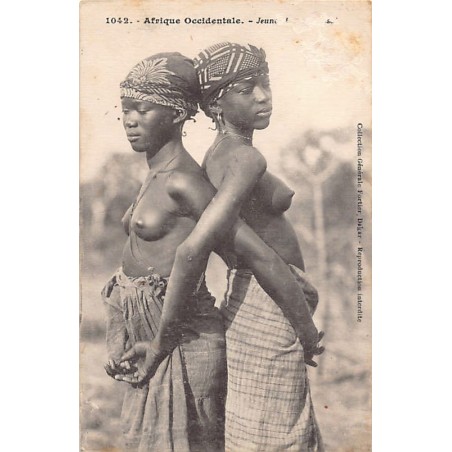 Rare collectable postcards of ETHNIC NUDE. Vintage Postcards of ETHNIC NUDE