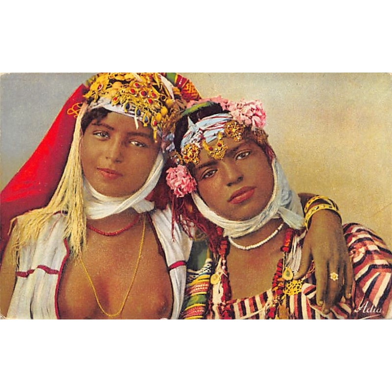 Rare collectable postcards of ETHNIC NUDE. Vintage Postcards of ETHNIC NUDE