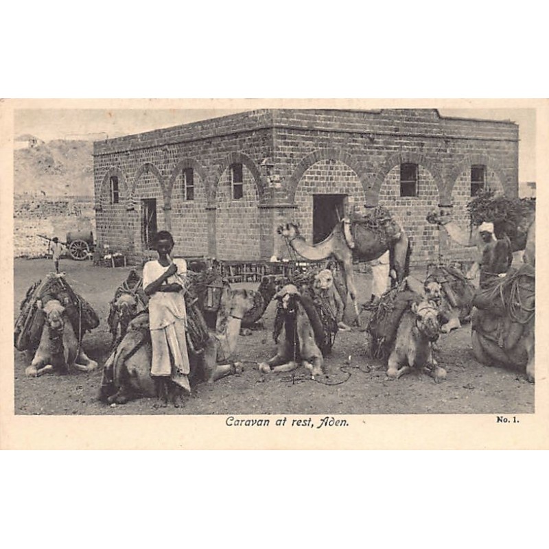 Rare collectable postcards of Yemen. Vintage Postcards of Yemen