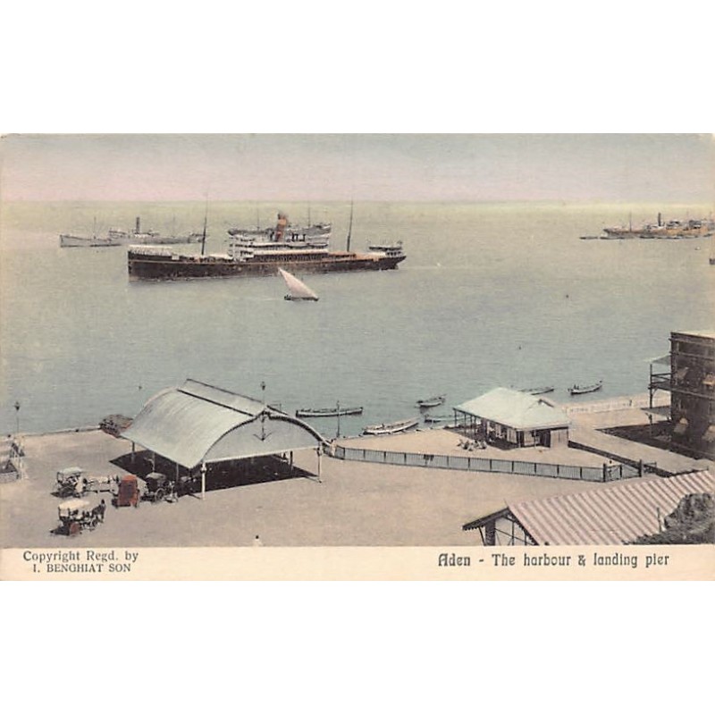 Rare collectable postcards of Yemen. Vintage Postcards of Yemen