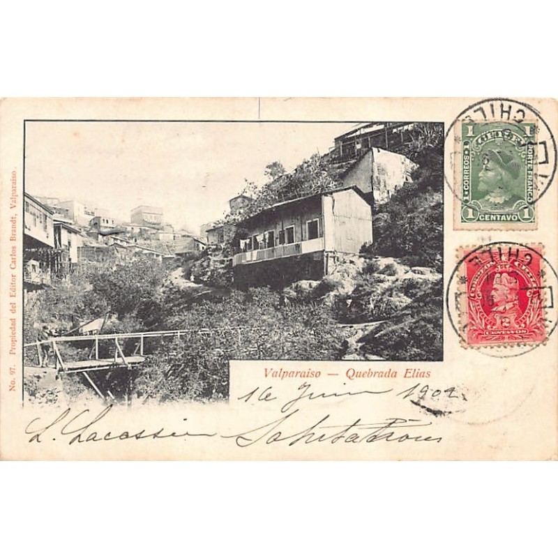 Rare collectable postcards of Chile. Vintage Postcards of Chile