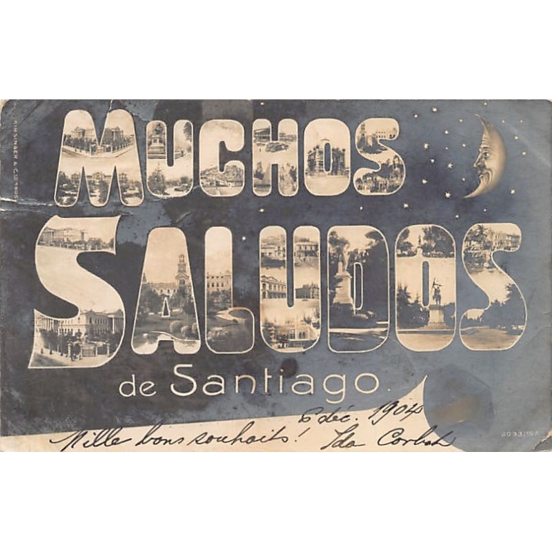 Rare collectable postcards of Chile. Vintage Postcards of Chile