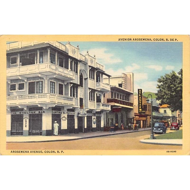 Rare collectable postcards of Panama. Vintage Postcards of Panama