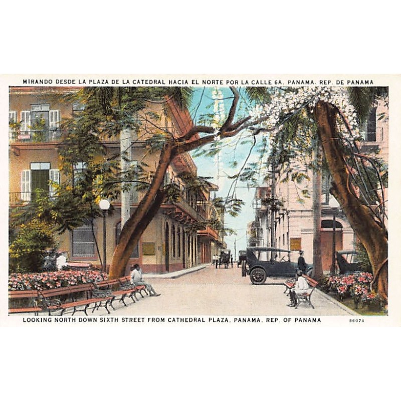 Rare collectable postcards of Panama. Vintage Postcards of Panama