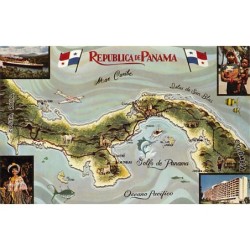 Rare collectable postcards of Panama. Vintage Postcards of Panama