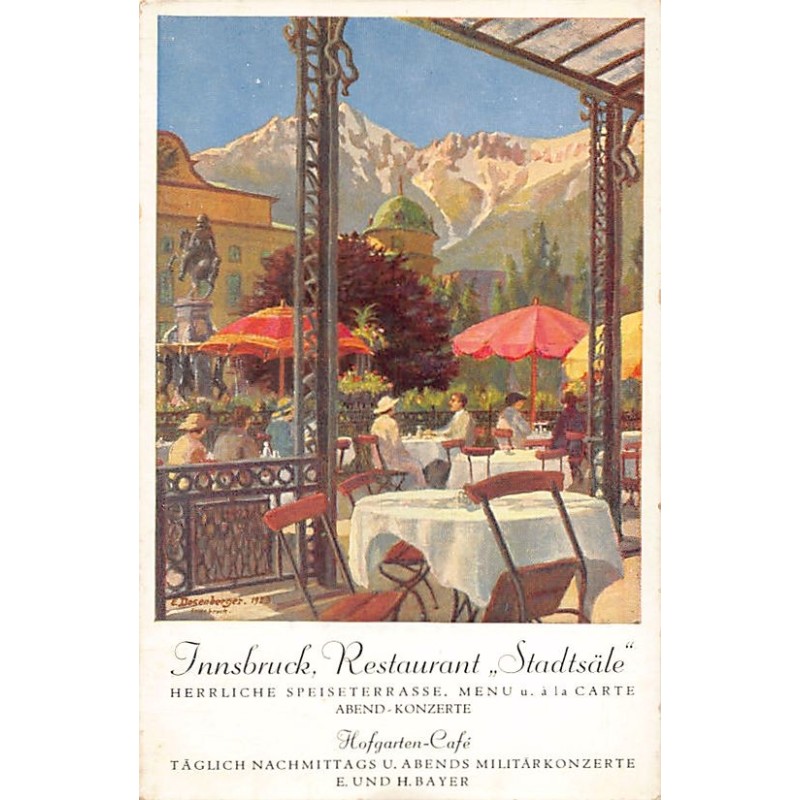 Rare collectable postcards of Austria. Vintage Postcards of Austria