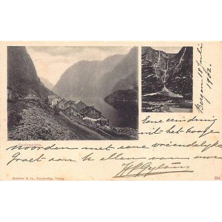 Rare collectable postcards of Norway. Vintage Postcards of Norway
