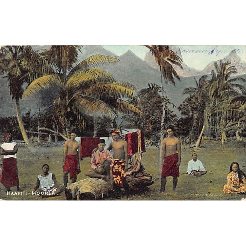 Rare collectable postcards of French Polynesia. Vintage Postcards of French Polynesia